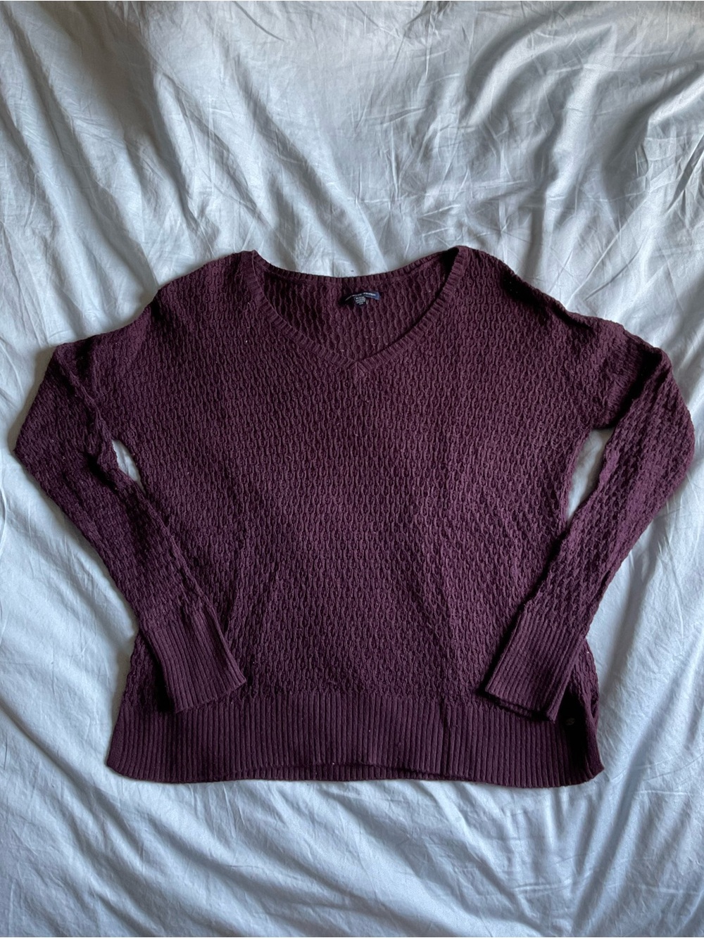 American Eagle V-neck Knit Sweater